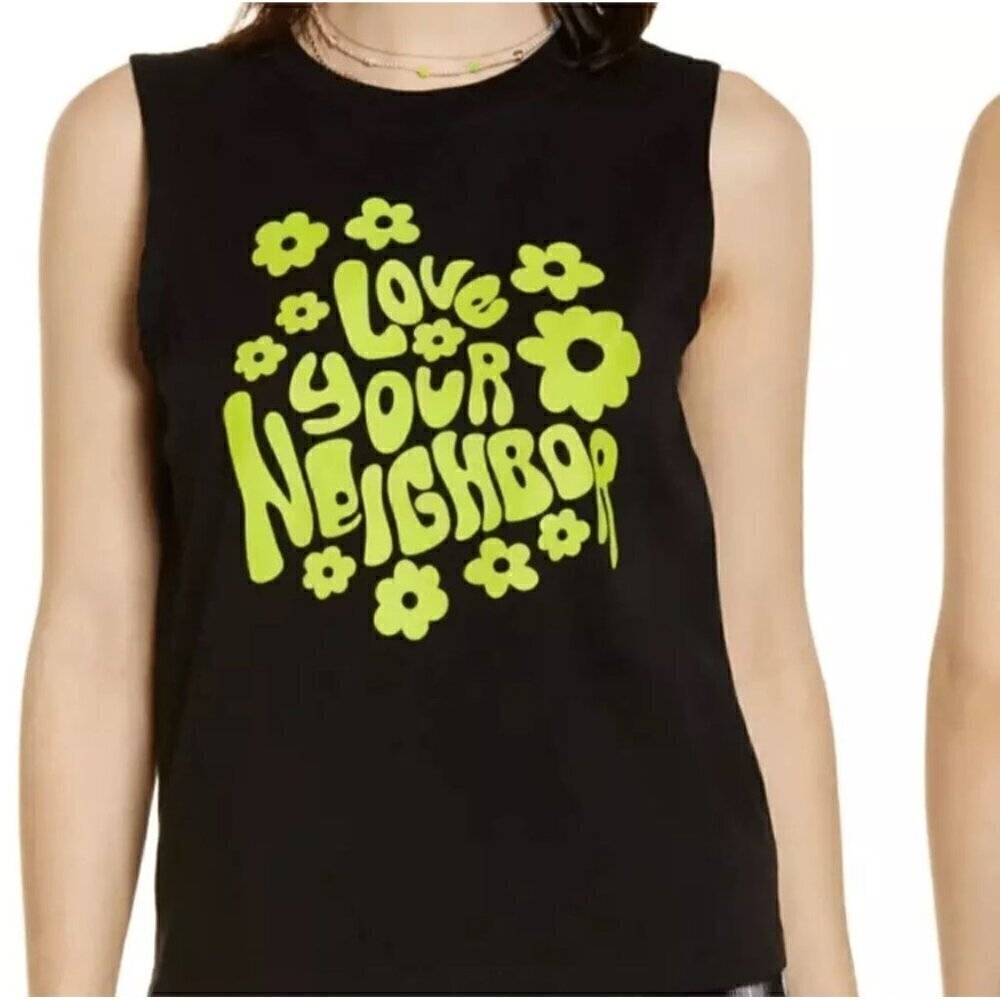 NWT BP by Nordstrom Love Your Neighbor Muscle Tank - Size: 1X - Picture 8 of 8